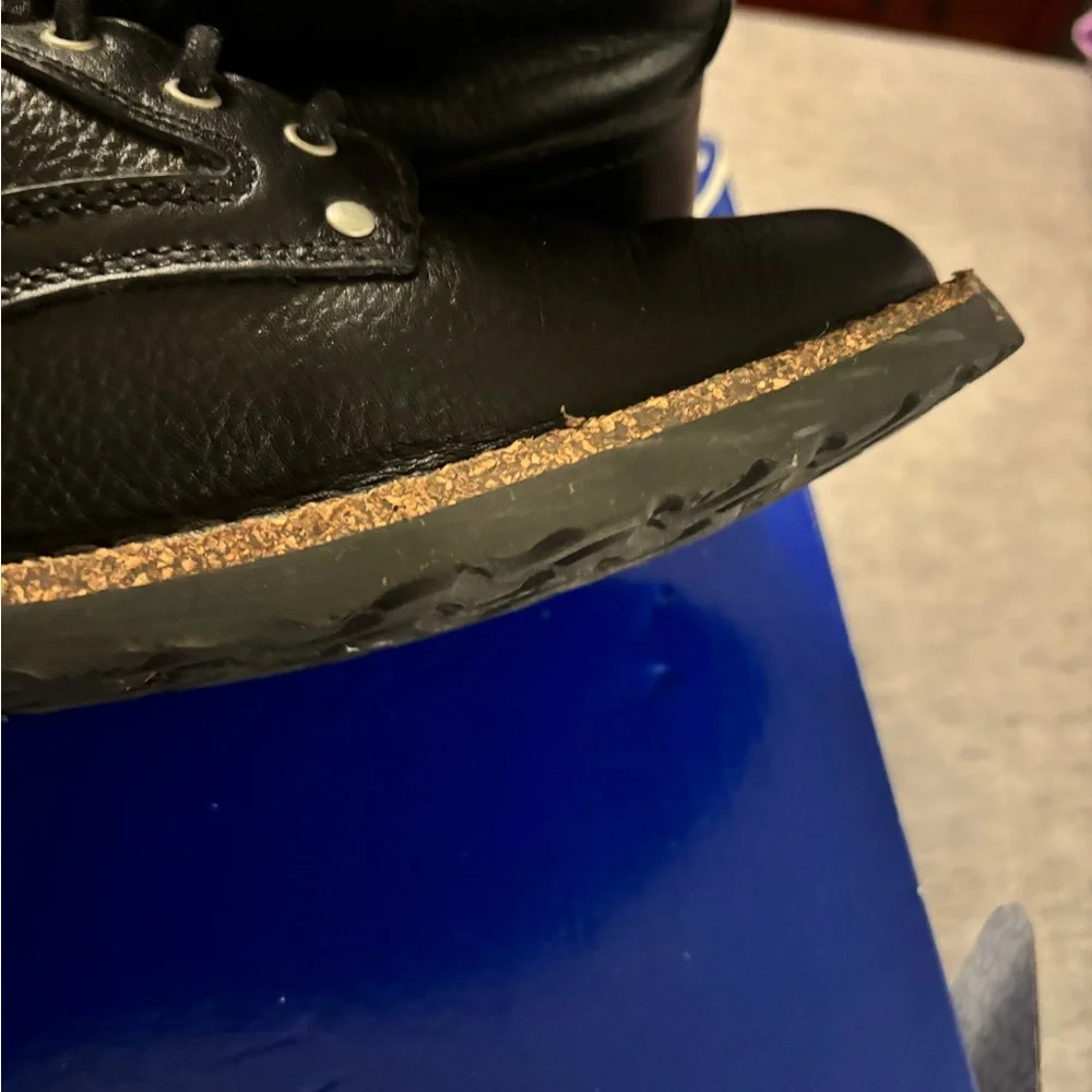 Birkenstock schmale weite narrow fit  very good condition,39 Black Leather Boots - Picture 5 of 10